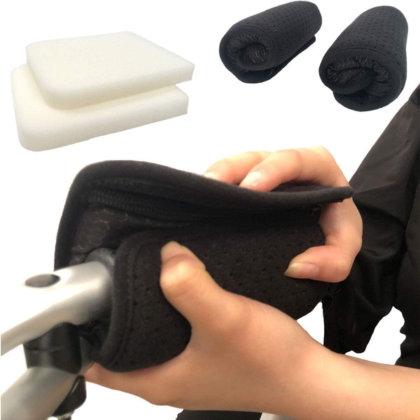 Fanwer Walker Handle Cushions - Padded Hand Covers, Soft Cushion Padding for Rolling Wheelchair, Walker, Crutch Pads, Walker accessories, Walker Hand Grips for Seniors