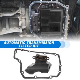X AUTOHAUX AF40 AF21 TF-80SC TF-81SC Automatic Transmission Filter Kit CVT Oil Cooler Filter Oil Pan Gasket Kit Fit for Volvo S60 2014-2018 - Pack of 2