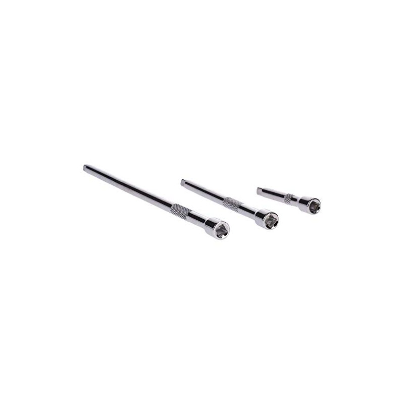 AB Tools 3pc 1/4" Drive Straight Socket Ratchet Extension Bar