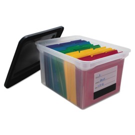 Innovative Storage Designs File Tote with Contents Label