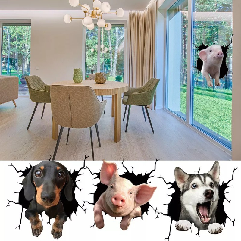 Dolores Calcomanias Stickers Vaso Realista 3d Pegatinas Autos Coche