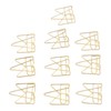 100PCS Metal Crown Paper Clips Multifunctional Rustproof Electroplating Process Prevent