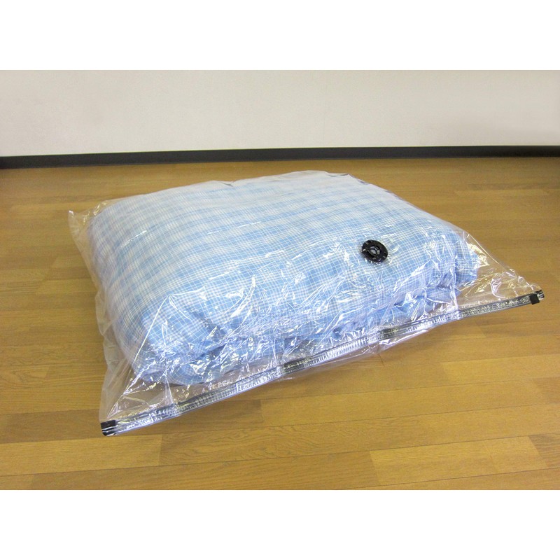 Towa Sangyo Compression Bag, Clear, Medium, Quick Seal, Easy Open/Close,