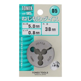 tonex Threaded Dice 38 mm D5 X 0.8