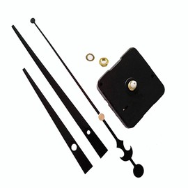 Dhorcas Quartz Clock Movement Kit for Replacement, 3/16" Threaded Motor and Long 6" Hands