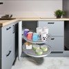 Frienda 2 Pcs Lazy Susan Shelf Liners - Non Adhesive,