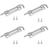 Zangc 304 Stainless Steel Flat Pin Spring Hinge Latch Length