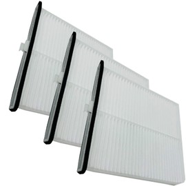 Paquete de 3 filtros de aire de cabina blanco BW811 para Mazda 3/Mazda 6/Mazda CX-5, repuesto para CPJ6X, CF11811, KD4561J6X, hecho de no tela fundido soplado