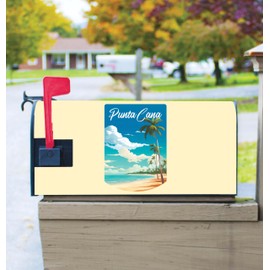 Punta Cana Dominican Republic Design D Souvenir Magnetic Mailbox Cover