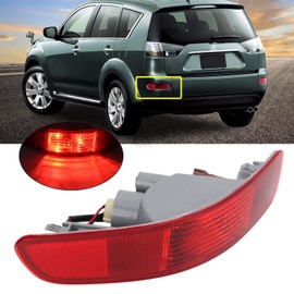 Lámpara de Marcador Lateral de Parachoques Aramox, Reflector de Parachoques Trasero Izquierdo 8352A005 para Outlander 2007-2012 Luz Trasera