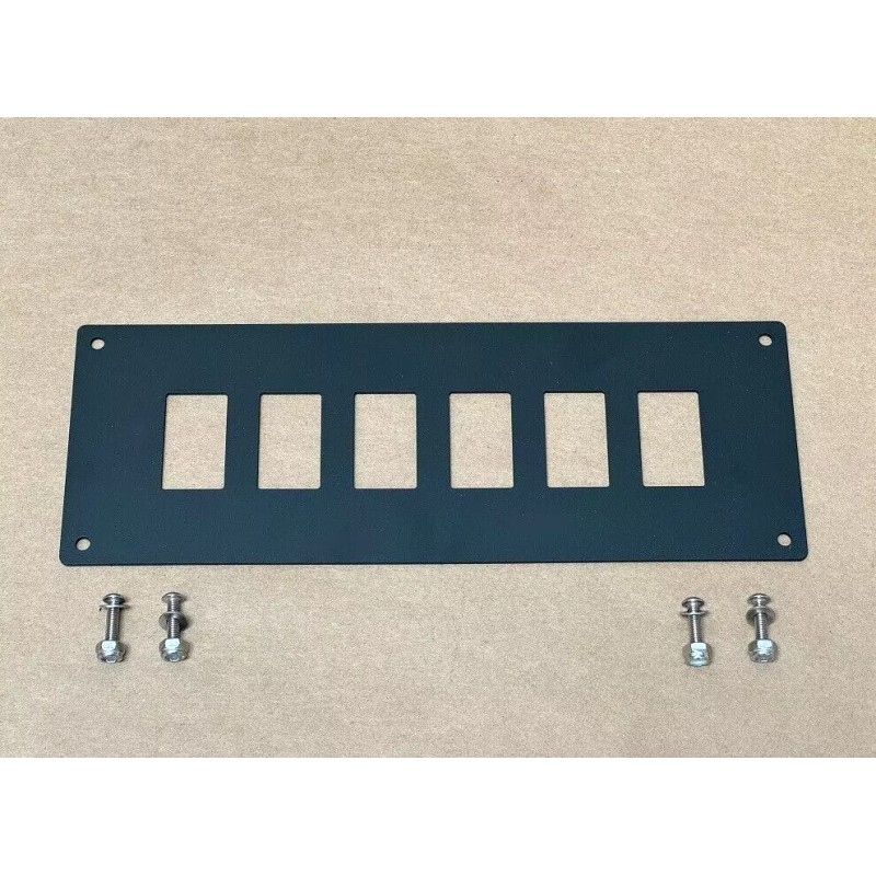 StreetRays [SR] Center Dash Console Plate Panel 6 Rocker Switch