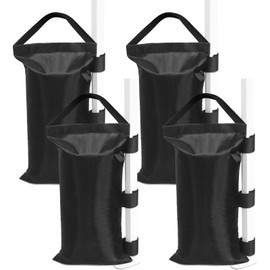 EAGLE PEAK Weight Bags for Pop up Canopy Outdoor Shelter, Gazebo Instant Shade Leg Canopy Weights, Sand Bags, Pack of 4