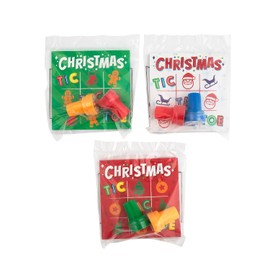 Fun Express Christmas Tic Tac Toe Stamper Sets - 6 Pc