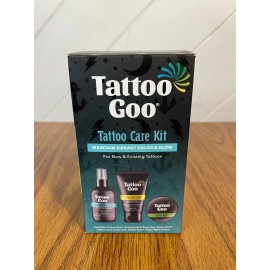 Tattoo Goo Aftercare Kit Antimicrobial Soap, Balm, and Care Lotion New