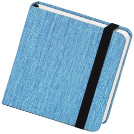 Funto Watercolor Journal, 4.7x4.7, 24 Sheets, 100% Cotton Cold Press, 300gsm/140lb, Inner Paper Pocket, Art Supplies for Mixed Media