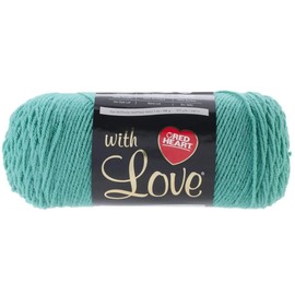Red Heart Love Yarn-12/Pk-Iced, 12/Pk, Iced Aqua 12 Pack