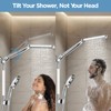 Dual Handheld Shower Head Combo, 2-in-1 Rain Shower Heads System