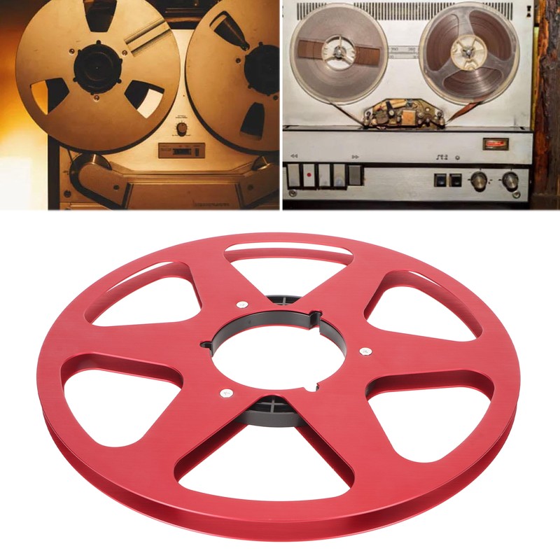 1/4 10.5 Inch Empty Tape Reel Aluminum Alloy 6 Hole