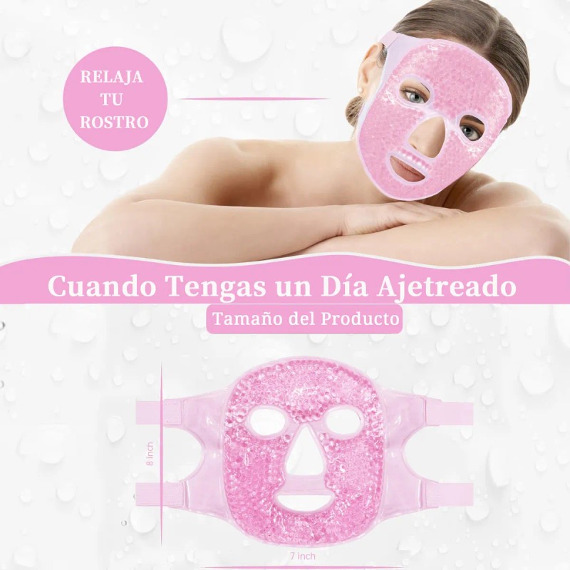 Mascarilla Facial Hidrogel Frio Caliente Reutilizable Mixta