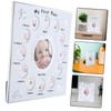 BIUDECO Birth Essentials 12 Months Photo Frame for Newborn Infant