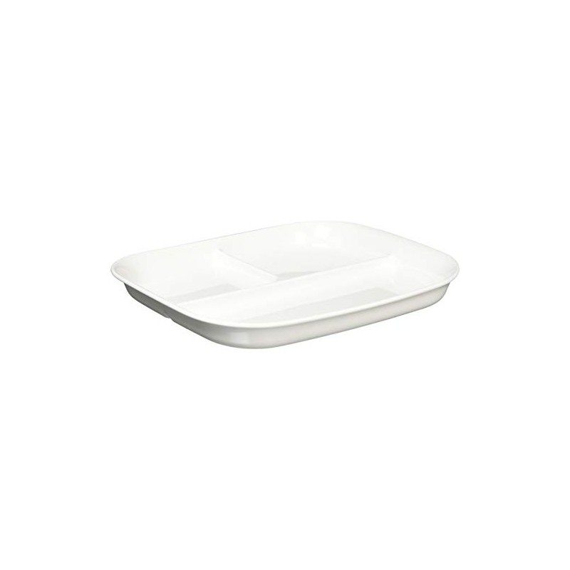 Pearl Metal K-6388 Tableware, Plate, Divider, Square Plate, Easy to
