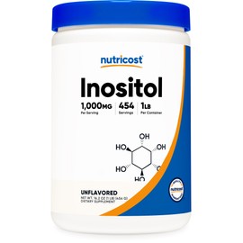 Nutricost Inositol Powder 1LB (454 Grams) - Gluten Free, Non-GMO | Nutricost