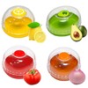 MZSX 4 PCS Fruit and Vegetable Storage Containers, Refrigerator Box