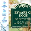 Beware of Dog Do Not Enter Okay to Leave Packages