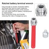Ktsxxops Ratchet Wrench, Car Battery Terminal Wrench 5/16in 0.4in 10mm