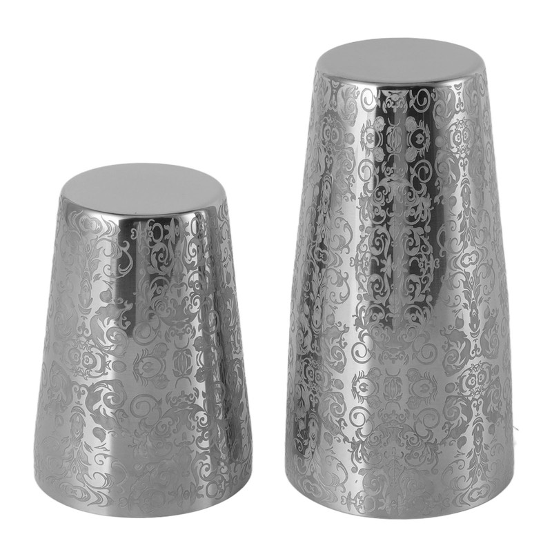 Stainless Steel Cocktail Shaker Engraved Martini Shaker Silver Japanese American