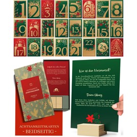 Advent Calendar 2024 Women - 24 Mindfulness Exercises - Advent Calendar Women Mindfulness & Motivation - Advent Calendar Sayings - Advent Calendar Table Calendar - Advent Calendar Mindfulness AC002