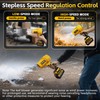 DEVONIC Leaf Blower Cordless - Lightweight Electric Handheld Blower with