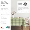 Martina Home TEFLONATED TABLECLOTH MADE Vichy Pistachio 180X140 CM
