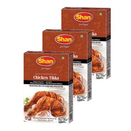 Shan - Chicken Tikka Seasoning Mix (50g) - Seasoning Packets for Tikka Masala (Pack of 3)