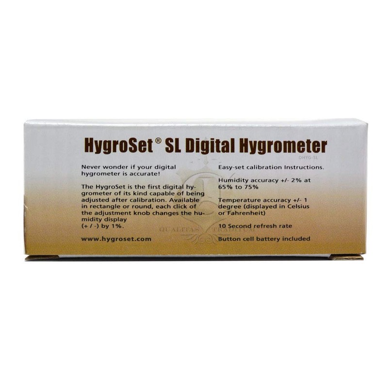Hygroset Slim Line Digital Hygrometer