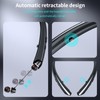 LHKLUK Neckband Bluetooth Headphones, Wireless Retractable Headset with Mic, IPX5