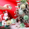 Pack of 30 Christmas Baubles Green and Gold Christmas Tree
