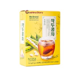 No Brand Sword Bean Tea Bags 작두콩 차 - 100% Domestic, Healthy, Pure & Natural, Variety Korean Bean Tea, Mild & Rich Flavor, Hot/Cold, Individually Wrapped, Flavored Herbal Tea-Drink | 1.1g x 12 tea-bags