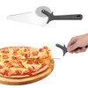 Pizza Spatula Stainless Steel Pizza Peel Multifunctional 2-in1 Pizza Cutter