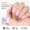 GAOY- Esmalte de uñas en gel nude Pink Jelly, esmalte