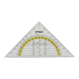 Stylex 16 cm Triangle Ruler with Grip