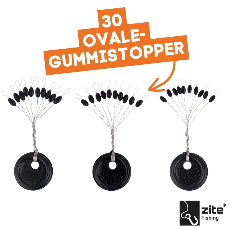 Zite Fishing Rubber Stopper Set Fishing | Line Stopper 3