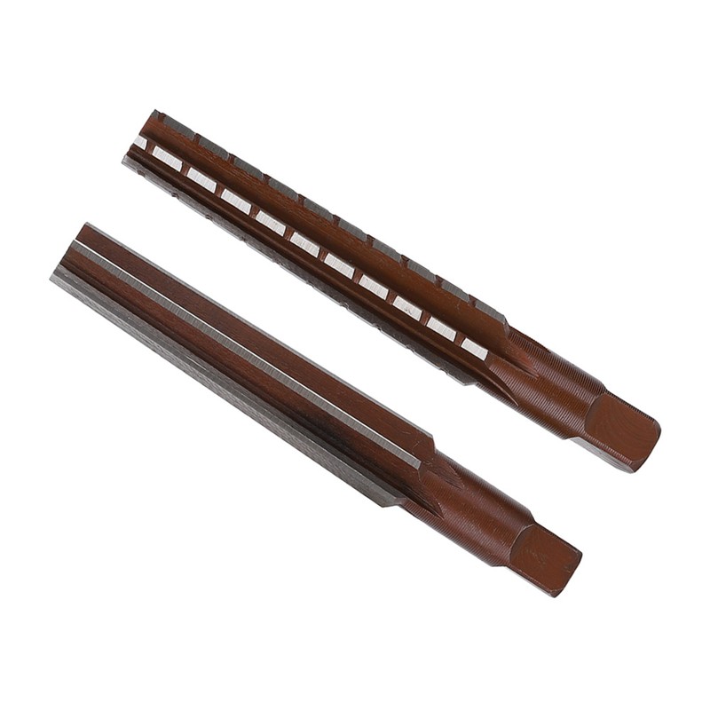 2PCS Rough Fine Morse Taper Reamer High Carbon Steel Straight