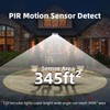 HMCITY 120 LED Outdoor Solar Lights with Motion Sensor and