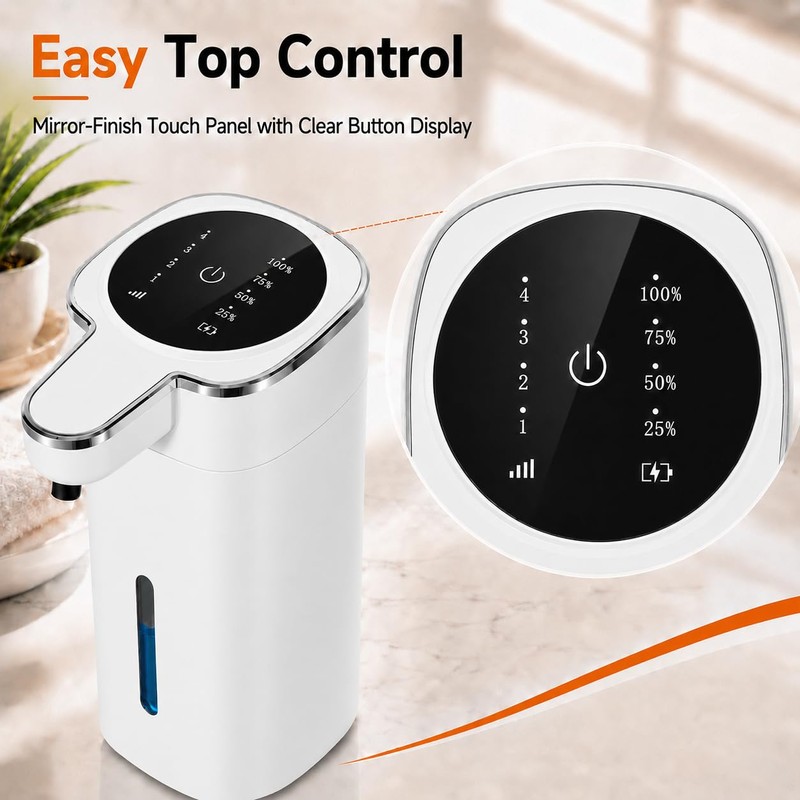 Automatic Foaming Soap Dispenser Touchless, USB Rechargeable
