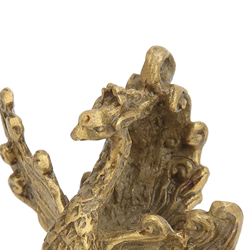 Brass Phoenix Statue High Hardness Good Gloss Phoenix Decorative Figurines