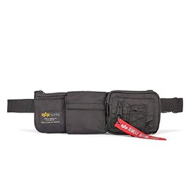 Alpha Industries Unisex Crew Bum Bag, Black, black