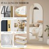 Sweetcrispy Gold Arch Full Length Mirror for Wall, 21x64 Inch