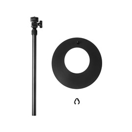 Amaran Professional Aluminum Desktop Stand with Weighted Base - 55-87CM Height-Adjustable, Great Desk Mount for 1/4-20in Lights, Cameras & Streaming Equipment.(Black)