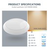 ECOELER 8 inch LED Dimmable Disk Light, 30W, 2000 Lm,